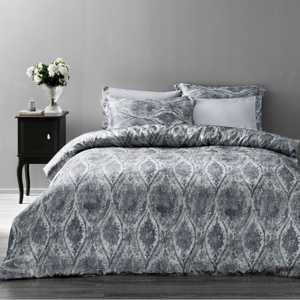 Комплект постельного белья Tivolyo Home DANTE серый